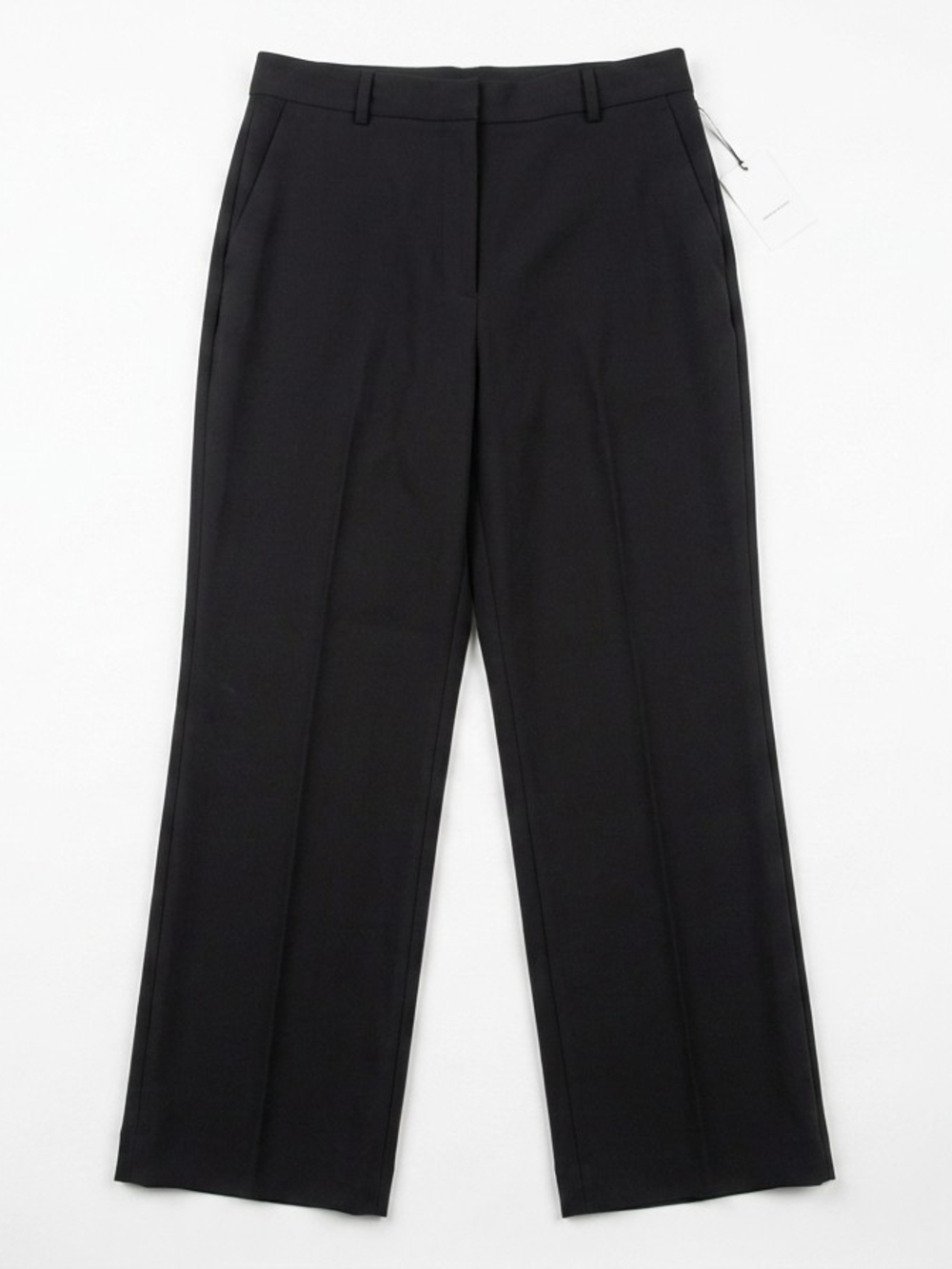 Worthington Black Tailored Straight-Leg Trousers